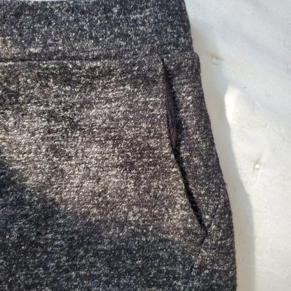 Wool Grey Double Lined Drawstring Grey Heathered Skirt - Picture 13 of 16